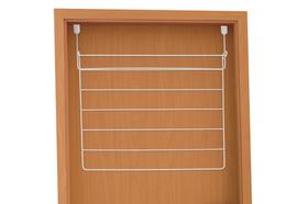 Varal Dobrável Porta Toalha Suporte Secador de Roupa Sem furo Branco - Kit com 2 unidades