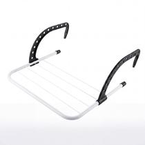 Varal Dobrável Portátil Apartamento Box Porta Janela Seca Roupas Branco Varal Dobrável Portátil Apartamento Box Porta Janela Seca Roupas Branco