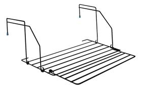Varal Dobrável Portátil Apartamento Porta Janela Seca Preto