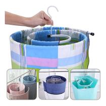 Varal Espiral Secagem Fácil Cabide Redondo P Lençol 1 Peça Varal Espiral Secagem Fácil Cabide Redondo P Lençol 1 Peça