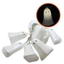Varal Iluminado Com 10 LEDs 2 Metros Decoração Para Halloween Dia Das Bruxas, Pica Pau