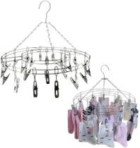 Varal Inox Suspenso Meias e Roupa Intima 24 Prendedores Cueca Calcinha Varal Inox Suspenso Meias e Roupa Intima 24 Prendedores Cueca Calcinha