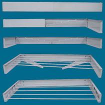 Varal mágico com 5 varetas 90cm em alumínio