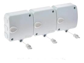 Varal Modular Stendmax Branco Recolhe Automático 3 Módulos 6 metros Cada