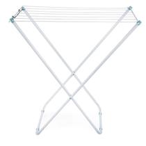 Varal Mor Slim Alumínio com Abas 1,43 m Dobrável, Suporta até 13 kg/7,56 m de roupas, Antiferrugem, Fácil de Guardar