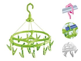 Varal multi-uso com 16 prendedores tamanho 2 - verde Varal multi-uso com 16 prendedores tamanho 2 - verde