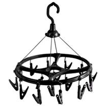 Varal Multiuso 16 Pregadores Roupa Íntima Lavanderia - Preto - Maochi Home