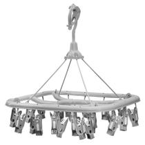 Varal Multiúso Roupa Íntima com 24 Prendedores Branco Astra Varal Multiúso Roupa Íntima com 24 Prendedores Branco Astra