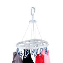 Varal Oval 16 Prendedores EKO Azul Varal Oval 16 Prendedores EKO Azul