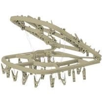 Varal Para Apartamento Roupas Íntima Pequenas 38 Pregadores Multiuso Dobrável Suspenso Calcinha Cueca Meias