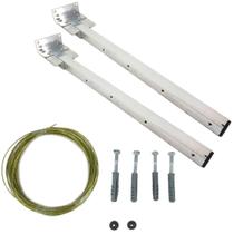 Varal Parede A Parede De Aluminio 4 Furos