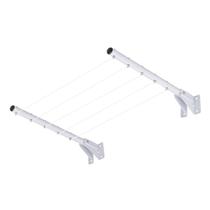 Varal Parede Dobrável Articulável Reforçado Basculante 5m