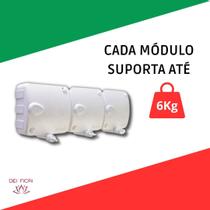 Varal Parede Retrátil Automático 3 Módulos Maxeb C/ 6m Cada