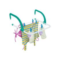 Varal Portátil Compacto De Janela Para Apartamento Secador De Roupa Em Aço Secalux