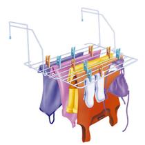 Varal Portátil Flick Aço Branco Secalux