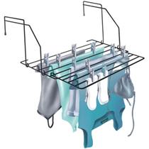 Varal Portátil Flick Aço Portas Janelas Box Apartamento PR