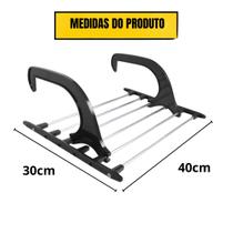 Varal Portátil Multiuso 40cm Sacada Janela Área De Serviç Varal Portátil Multiuso 40cm Sacada Janela Área De Serviç