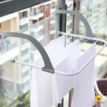 Varal Portátil Portas Janela Seca Roupa Apartamento Prático StarLimp