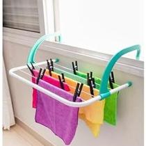 Varal Portátil Portas Janela Seca Roupa Apartamento Prático