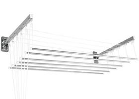 Varal Prático Parede ou Teto em Alumínio 1 Metro Secalux