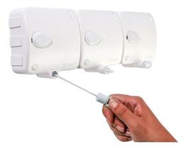Varal Retrátil Automático Modular 3 Peças Com 6 Metros Varal Retrátil Automático Modular 3 Peças Com 6 Metros