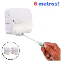 Varal Retrátil Automatico Parede Corda Modular Stendmax 6,0m Varal Retrátil Automatico Parede Corda Modular Stendmax 6,0m