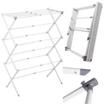 Varal Retrátil Branco para Roupas Fácil Armazenamento