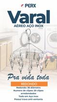 Varal Retrátil com 20Clips em Inox Prático e Compacto para Roupas Íntimas e Peças Pequenas