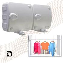 Varal Retrátil de Parede Automático Modular Com 6, 12 ou 18 Metros Corda Para Secar Roupa Com Trava