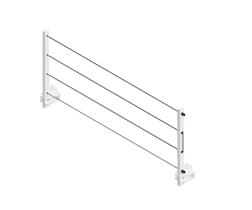 Varal retratil de parede dobrável aluminio reforçado para sacada externa interna ou cabide retratil de roupa de parede