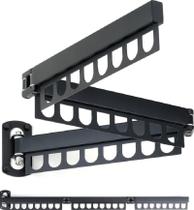 Varal Retrátil de Roupas Parede Alumino 104cm Varanda