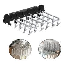 Varal Retrátil Dobrável De Roupas Meias Sem Furo Parede 24 Prendedores Inox 6586