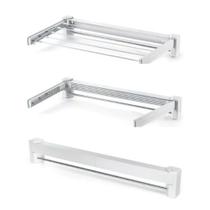 Varal Retratil Dobravell Multifuncoes Compacto Portatil 5 Varetas Alta Durabilidade Branco Varal Retratil Dobravell Multifuncoes Compacto Portatil 5 Varetas Alta Durabilidade Branco