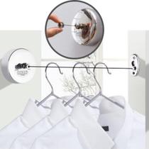 Varal Retrátil Inox de Parede Banheiro Lavanderia MS-1102 Varal Retrátil Inox de Parede Banheiro Lavanderia MS-1102