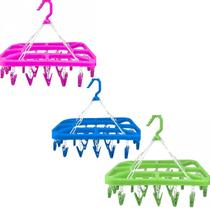 Varal Retrátil Multiuso Calcinha Cueca Meias 24 Prendedores
