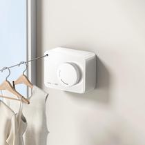 Varal retrátil Mustorn para uso interno/externo de 4,2 m em aço inoxidável Varal retrátil Mustorn para uso interno/externo de 4,2 m em aço inoxidável