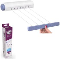 Varal Retratil Plastico 3,6 Metros LOG Ordene Varal Retratil Plastico 3,6 Metros LOG Ordene