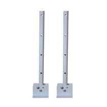 Varal Roupa Alumínio Articulado Dobrável Branco Parede Muro