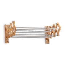 Varal Sanfonado de Bambu com Hastes Metálicas - Simplo