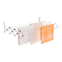 Varal Sanfonado de Parede Retrátil em Aço Reforçado branco Varal Sanfonado de Parede Retrátil em Aço Reforçado branco