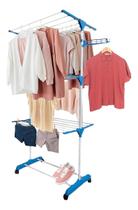 Varal Torre 3 Andares Retratil Compacto 4 Rodas Prático Reforçado