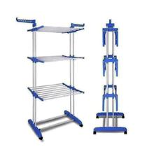 Varal Vertical de Chão 3 Andares em Metal 170x126x64cm ul