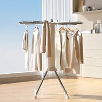 Varal Vertical Retrátil Portátil 125cm Com Rodinhas Deend
