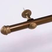 Varão 19mm Colorido 5,0m Simples para cortina kit completo Varão 19mm Colorido 5,0m Simples para cortina kit completo