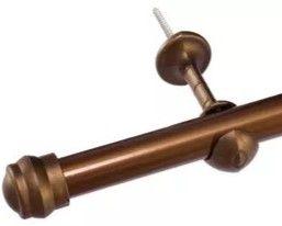 Varão 2 Metros 19mm Para Cortina Design Moderno Fácil Instalação Cor:Ouro Velho Varão 2 Metros 19mm Para Cortina Design Moderno Fácil Instalação Cor:Ouro Velho