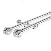 Varão 2 metros cromado duplo 19mm/28mm