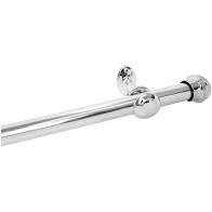 Varão 3.90 Metro Cromado 28 mm Kit Completo