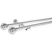 Varão 3 Metro Cromado duplo 19 / 28 mm Kit Completo