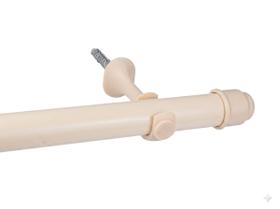 Varão Cortina 28mm Completo em Aço Com Revestimento em PVC Durável para Decoração Quarto Sala