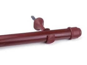 Varão Cortina 28mm Completo em Aço Com Revestimento em PVC Durável para Decoração Quarto Sala
